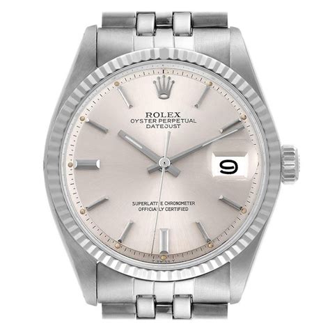 rolex acciaio oro quadrante bianco|datejust oro bianco.